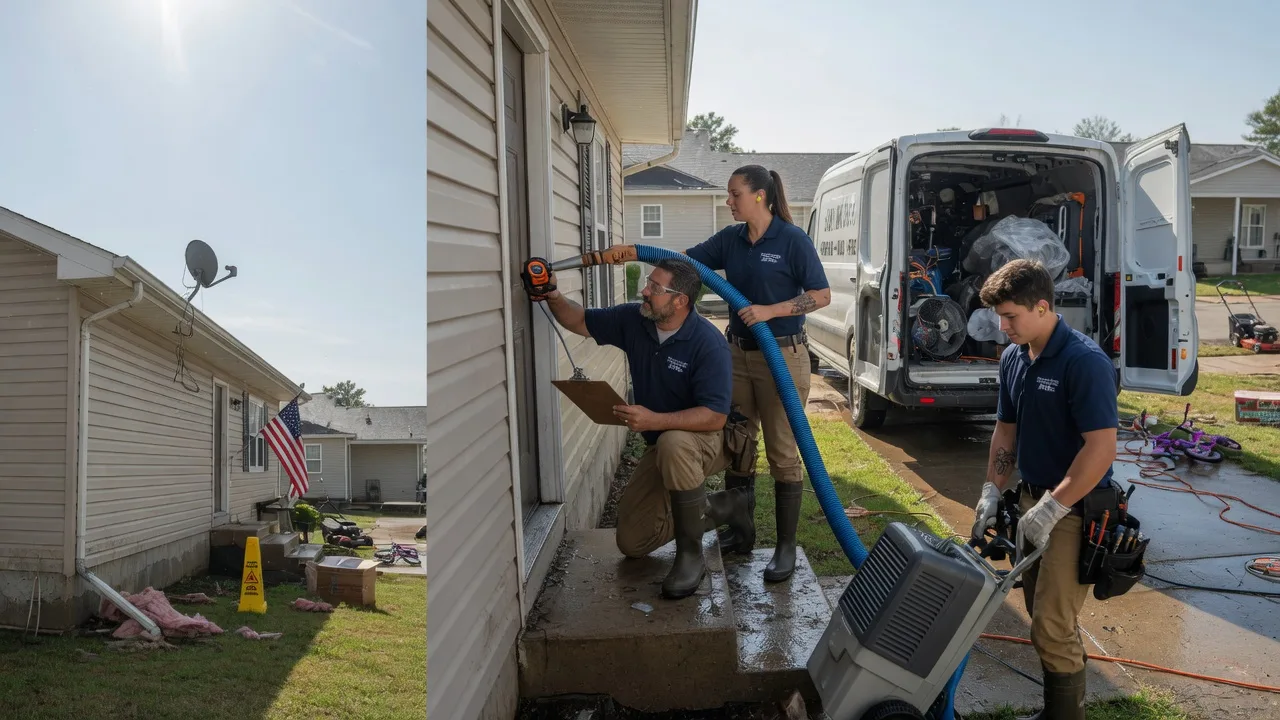 Ceiling Water Damage Restoration in Milburn, OK near me